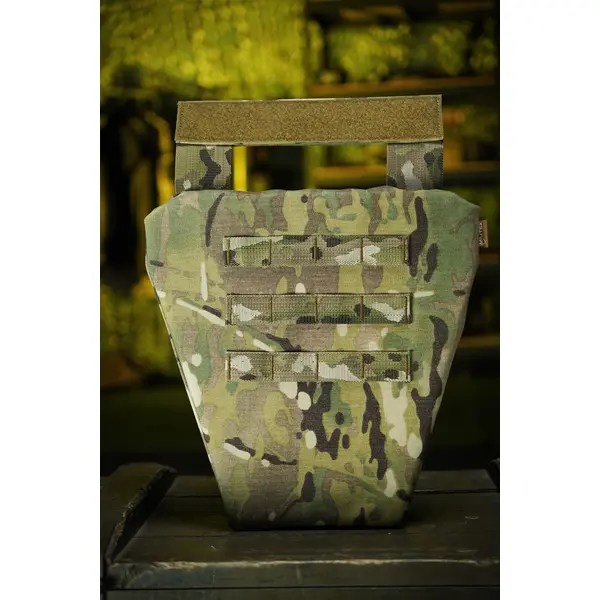 Захист паху Militex (напашник-фартух) з балістичним пакетом 1 клас захисту cordura USA Multicam