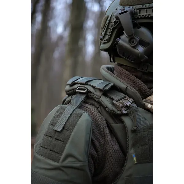 Захист плечей Kiborg з балістичним пакетом 1 клас захисту Militex Khaki