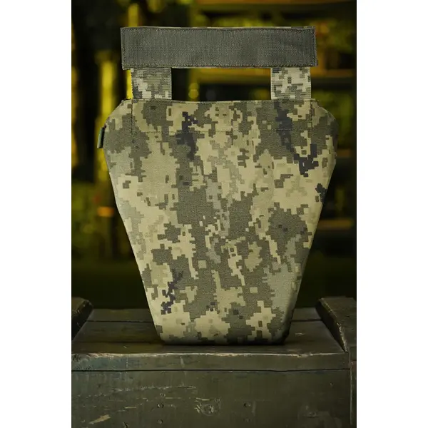 Захист паху (напашник-фартух) Kiborg з балістичним пакетом (Militex) 2 клас захисту Pixel