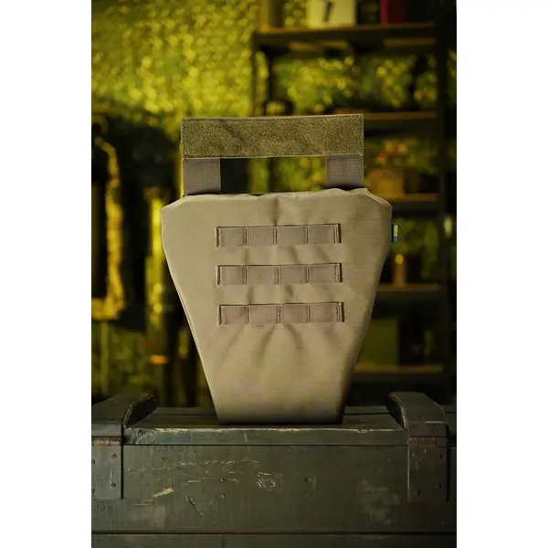 Захист паху (напашник-фартух) Kiborg з балістичним пакетом (Militex) 2 клас захисту Coyote