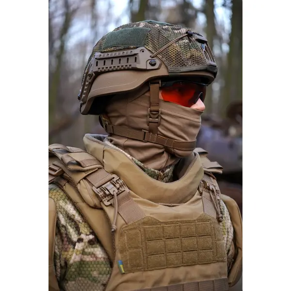 Захист шиї mod. 1 Kiborg з балістичним пакетом 2 клас захисту Militex Coyote