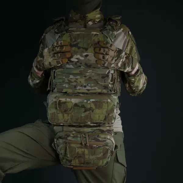 Захист живота з сумкою Militex Cordura USA Мультикам M та балістичним пакетом Militex (2 клас захисту)
