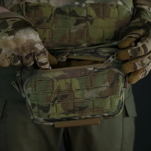 Захист живота з сумкою Militex Cordura USA Мультикам M та балістичним пакетом Militex (2 клас захисту)
