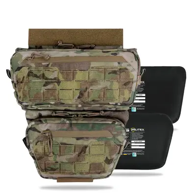 Захист живота з сумкою Militex Cordura USA Мультикам L та балістичним пакетом Militex (2 клас захисту)