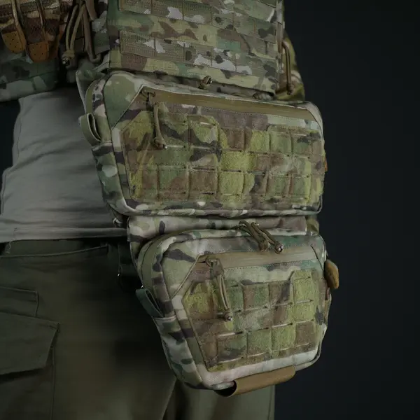 Захист живота з сумкою Militex Cordura USA Мультикам L та балістичним пакетом Militex (2 клас захисту)