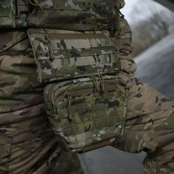 Сумка-напашник XL GU Cordura original USA Multicam з балістичним пакетом 2 клас захисту Militex