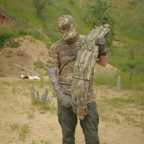Пояс РПС Militex R-3 GEN.2 Cordura original USA Multicam (L) з балістичним пакетом 2 клас захисту Militex