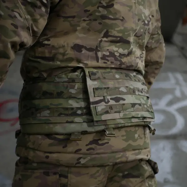 Пояс РПС Militex R-3 GEN.2 Cordura original USA Multicam (S) з балістичним пакетом 2 клас захисту Militex