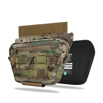 Cумка для захисту паху з балістичним пакетом 2 клас захисту Militex Cordura original USA Multicam L
