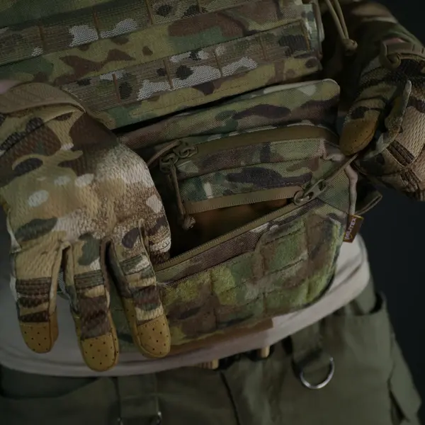 Cумка для захисту паху з балістичним пакетом 2 клас захисту Militex Cordura original USA Multicam L