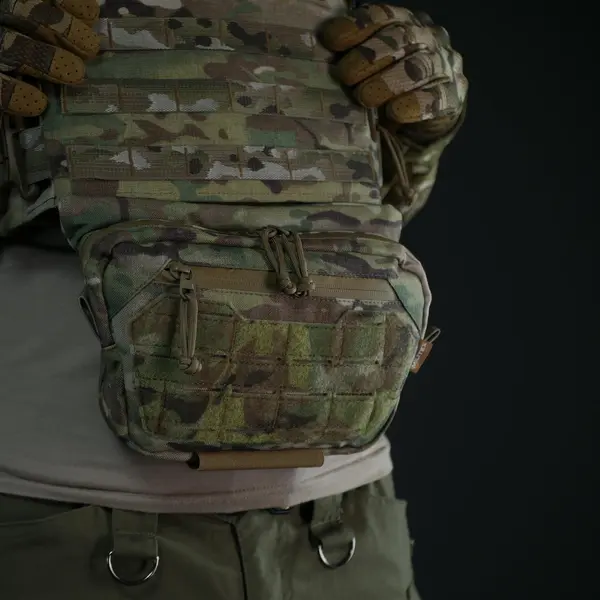 Cумка для захисту паху з балістичним пакетом 2 клас захисту Militex Cordura original USA Multicam L