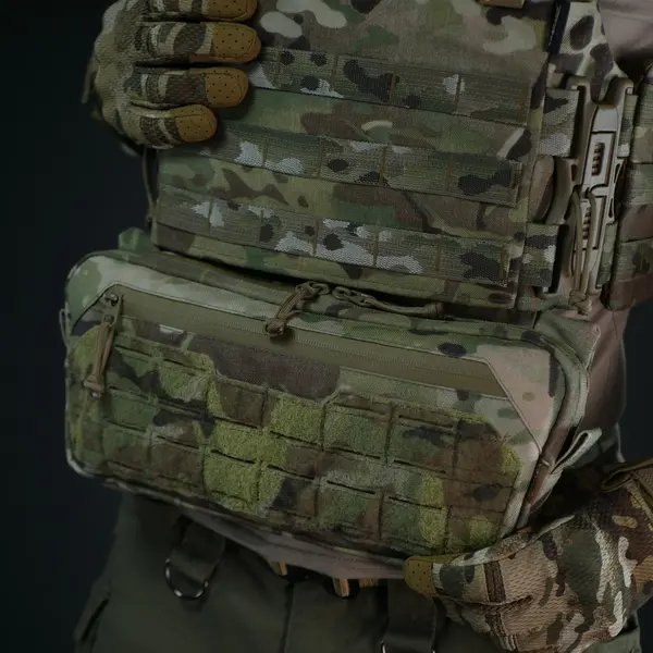 Підсумок для захисту живота Militex Cordura original USA Мультикам L з балістичним пакетом Militex (2 клас захисту)