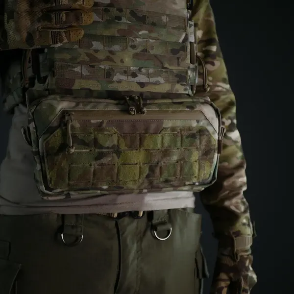Підсумок для захисту живота Militex Cordura original USA Мультикам L з балістичним пакетом Militex (2 клас захисту)