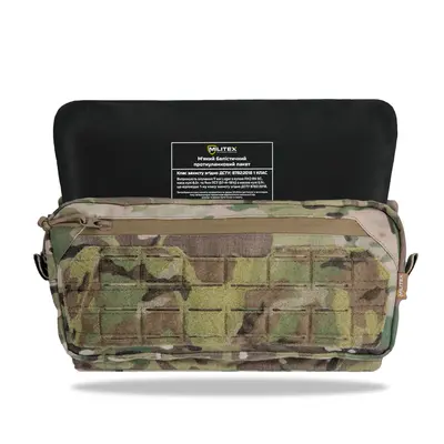 Підсумок для захисту живота Militex Cordura original USA Мультикам L з балістичним пакетом Militex (1 клас захисту)