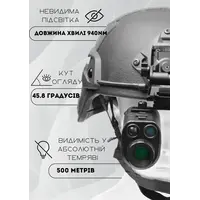 Прибор ночного видения NVG 40, с креплением на шлем Wilcox L4g24, ПНБ с креплением на шлем, ночник