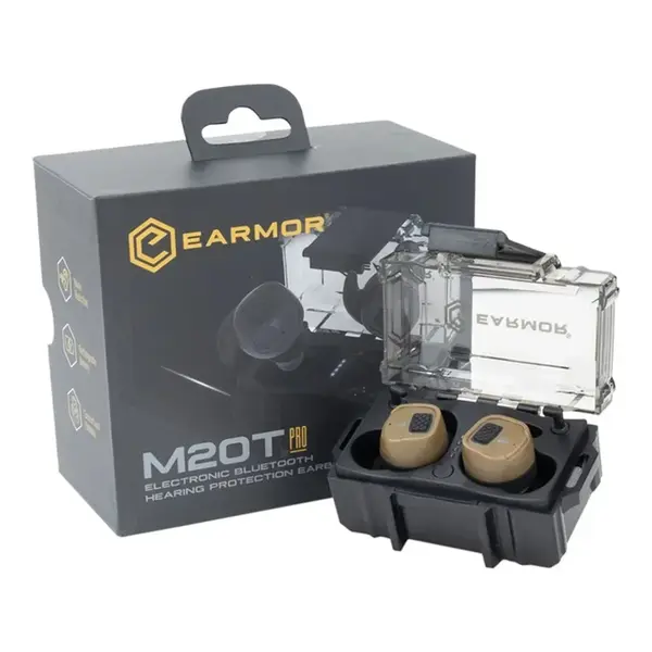 Активні навушники з Блютуз Earmor M20T Pro Койот (NRR 30)