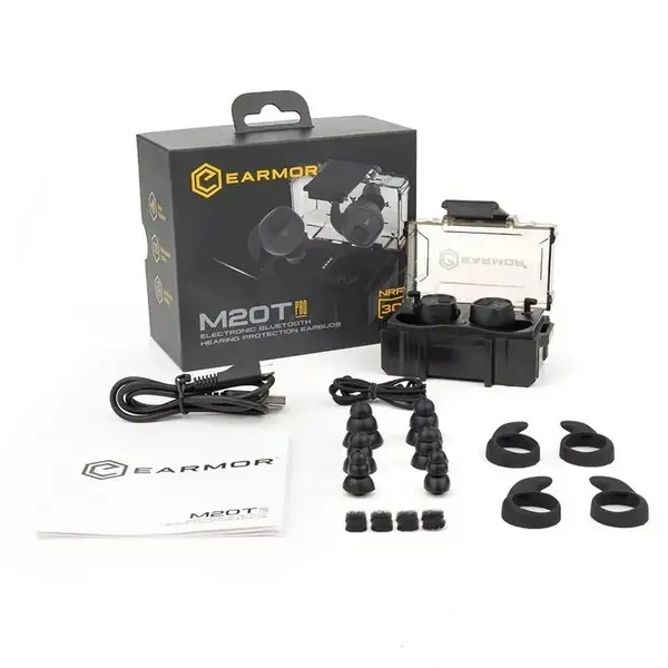 Активные наушники с Bluetooth Earmor M20T Pro Black (NRR 30)