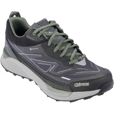 Трекинговые кроссовки Chiruca Sucre 01 Gore-Tex, водонепроницаемые, серые с зеленым