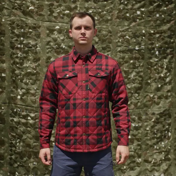 Куртка Frontier Tartan Красная