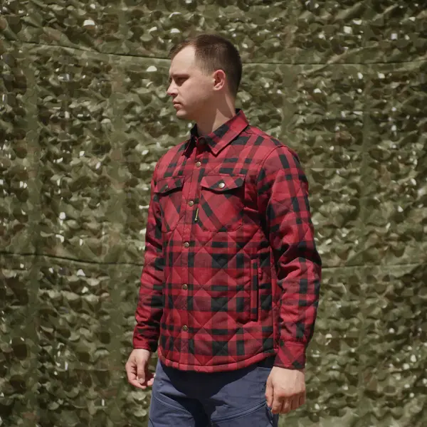 Куртка Frontier Tartan Красная