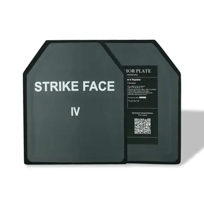 Бронеплити gen.2 Miilux 6,5 мм 4 клас 3,8кг (комплекти 2 шт)