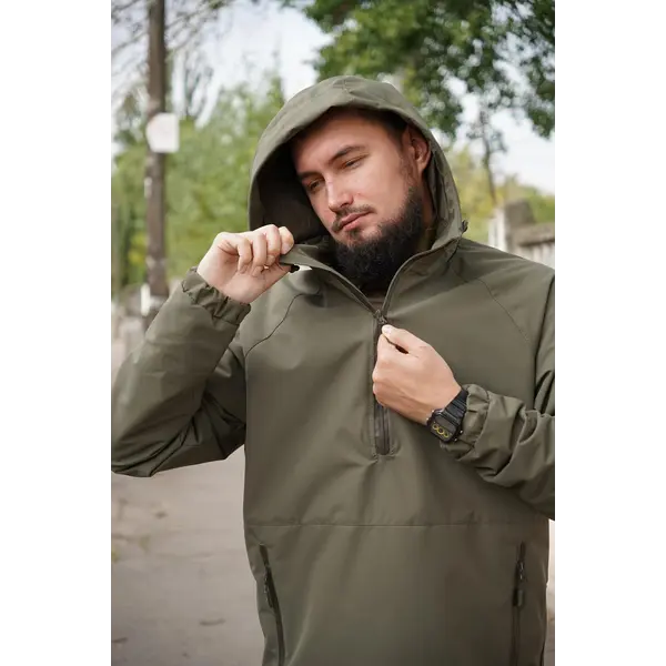 Анорак тактичний утеплений мембрана FS Хакі