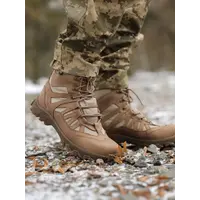 Тактичні Берці Undolini Крейзі USA Койот Air-Tex Шкіра