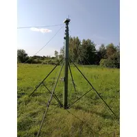 Щогла телескопічна алюмінієва з механічною лебідкою для антен керування БПЛА та передачі відеосигналу МТЛ-3-10 (12 м)