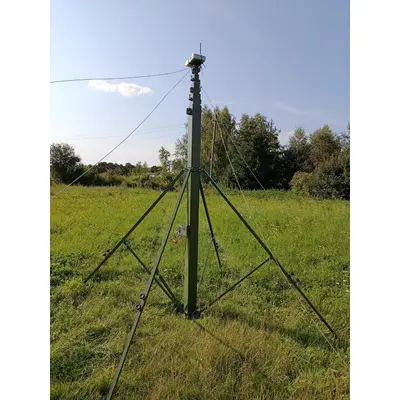 Щогла телескопічна алюмінієва з механічною лебідкою для антен керування БПЛА та передачі відеосигналу МТЛ-3-10 (18 м)