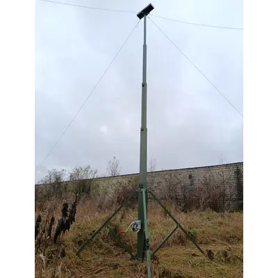 Щогла 6м з ручною лебідкою ПОСИЛЕНА (50кг)