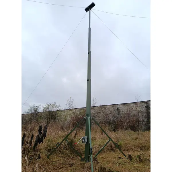 Щогла 6м з ручною лебідкою ПОСИЛЕНА (50кг)