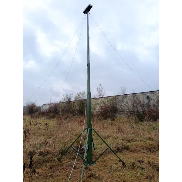 Щогла 6м з ручною лебідкою ПОСИЛЕНА (50кг)