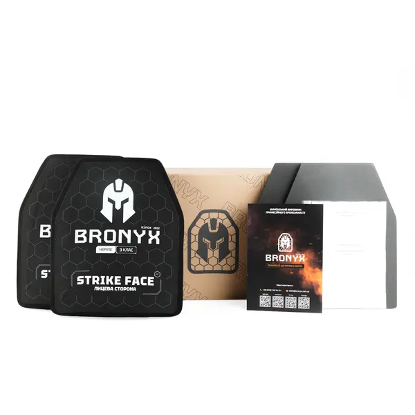 Бронеплита BRONYX AP3-M (1.4 кг/3 клас) 250*300 (2 шт)