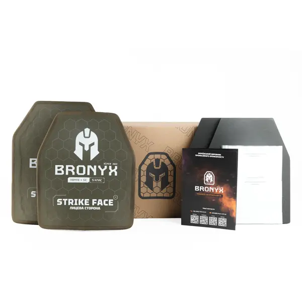 Бронеплита BRONYX CAP5-M (2,5 кг) (5 клас) 250*300 (2шт)
