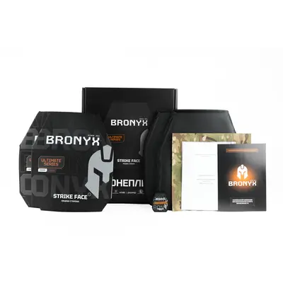 Комплект бронеплит BRONYX 3 класу Ultimate (НВМПЕ) M (2шт)