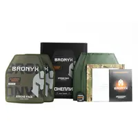 Комплект бронеплит BRONYX 5 класса Ultimate (НВМПЭ + B₄C) 2шт