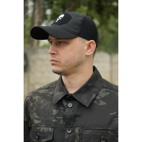 Сорочка тактична Twill 5 FS чорний мультикам (гудзики) L