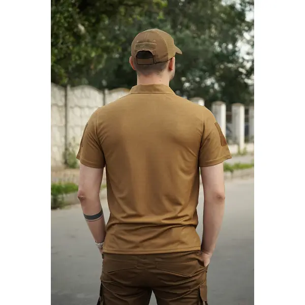Поло койот Police Military CoolPASS з велкро-панелями (швидковисихаюча) 48р