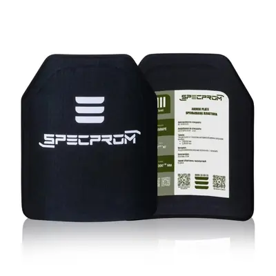 Бронеплита (25*30см) S-Line 3-й класс защиты | 1,4 кг (комплект 2 шт)