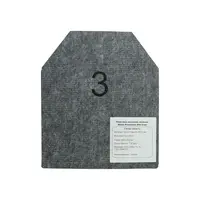 Бронеплити Miilux Protection 5мм, 3-й клас захисту 2,9 кг (комплект 2 шт)