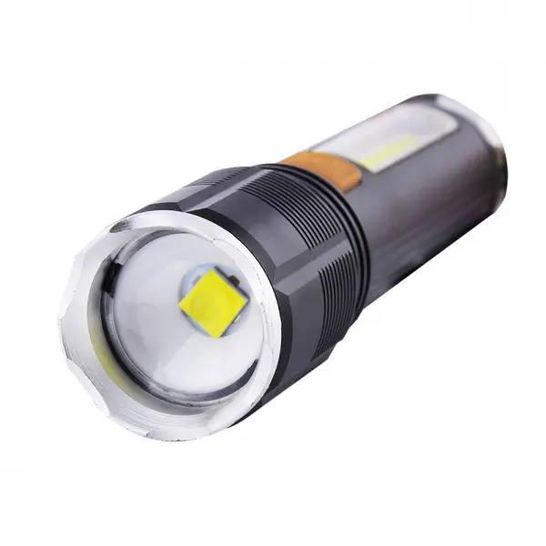 Ручний LED-ліхтар Baseus XA-P12-P50, 1200 мА·год, зум, Type-C, чорний