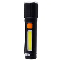 Ручний LED-ліхтар Baseus XA-P12-P50, 1200 мА·год, зум, Type-C, чорний