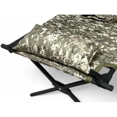 Подушка з фіксатором для розкладачки Піксель