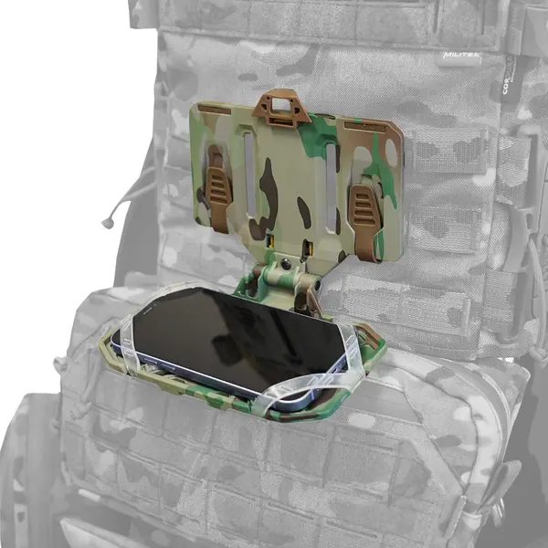 Відкидний чохол-тримач під смартфон Green Multicam