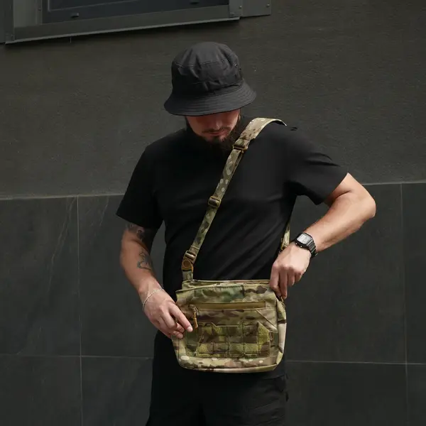 Смарт-сумка через плече Tactic city bag Cordura original USA Мультикам