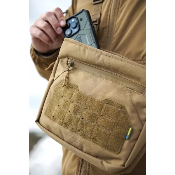 Tactic City Bag Coyote Smart Crossbody Bag   Tactic City Bag Coyote Smart Crossbody Bag