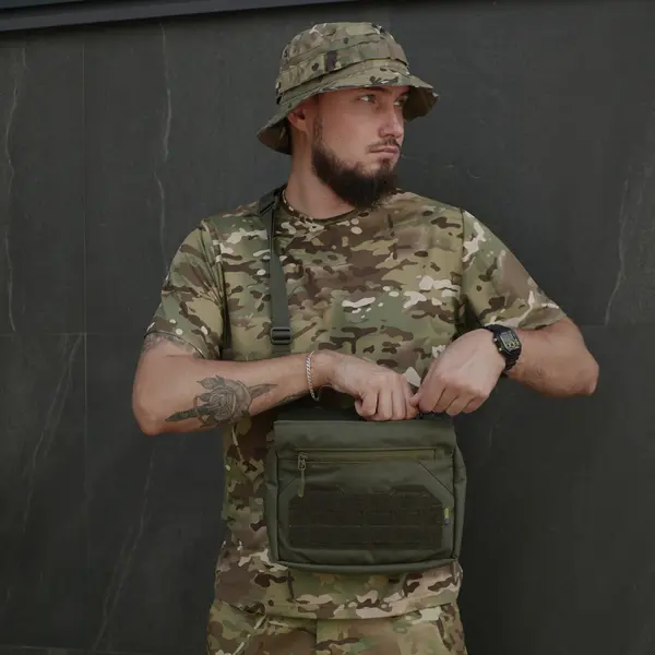 Смарт-сумка через плече Tactic city bag Хакі