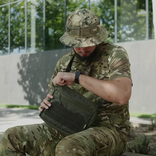 Смарт-сумка через плече Tactic city bag Хакі