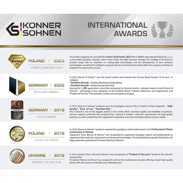 Gasoline generator "Könner & Söhnen" KS 7000E-3 ATS Gasoline generator "Könner & Söhnen" KS 7000E-3 ATS