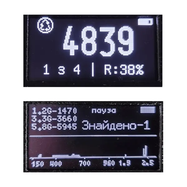 Детектор дронів Видун 7.5 – 4-діапазонний FPV-детектор до 4000 м